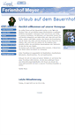 Mobile Screenshot of ferienhof-meyer-oppeln.de